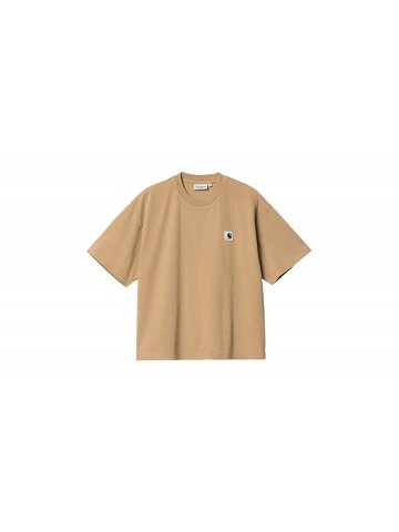 Carhartt WIP W S S Nelson T-Shirt Dusty H Brown Garment Dyed