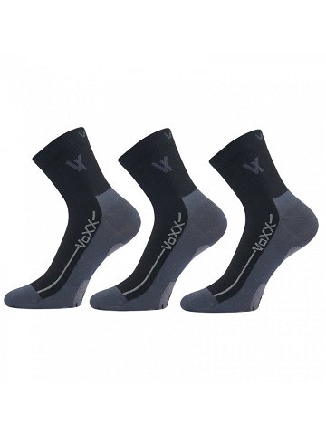 3PACK ponožky VoXX černé Barefootan-black S