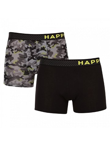 2PACK pánské boxerky Happy Shorts vícebarevné HSJ 792 M
