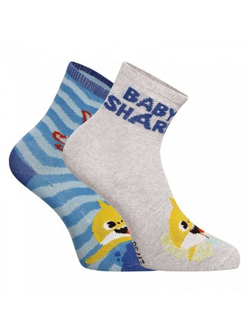 2PACK dětské ponožky E plus M Baby shark vícebarevné 52 34 012 27 30