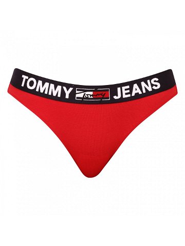 Dámské kalhotky Tommy Hilfiger červené UW0UW02773 XLG XL