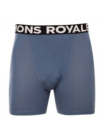 Pánské boxerky Mons Royale merino modré 100088-1169-376 M