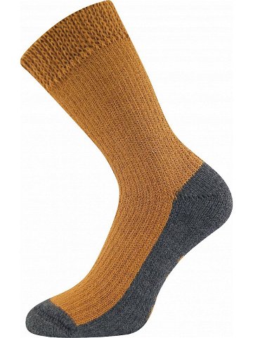 Teplé ponožky Boma hnědé Sleep-brown S