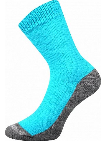 Teplé ponožky Boma tyrkysová Sleep-turquoise M