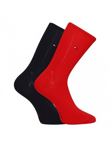 2PACK dámské ponožky Tommy Hilfiger vysoké vícebarevné 371221 684 S