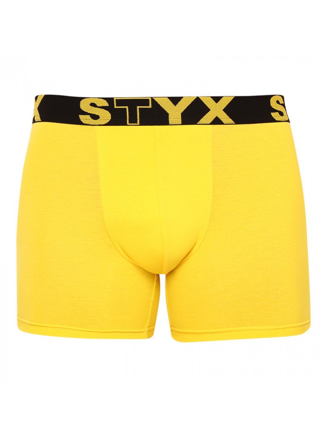 Pánské boxerky Styx long sportovní guma žluté U1068 S