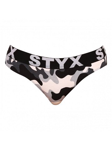 Dámské kalhotky Styx art sportovní guma maskáč IK1457 M