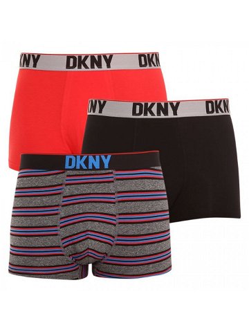 3PACK pánské boxerky DKNY Elkins vícebarevné U5 6659 DKY 3PKA S