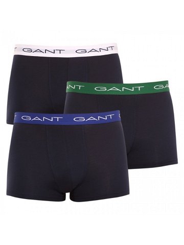 3PACK pánské boxerky Gant modré 902223003-433 M