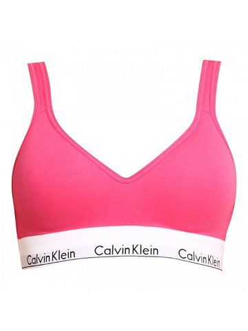 Dámská podprsenka Calvin Klein růžová QF5490E-VGY S