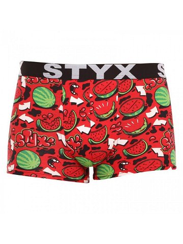 Pánské boxerky Styx art sportovní guma melouny G1459 L