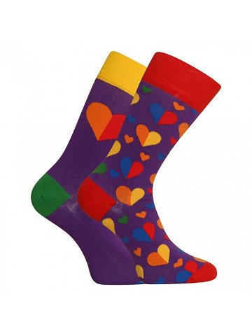 Veselé ponožky Dedoles Duhová srdíčka GMRS1316 S