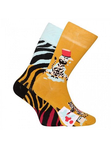 Veselé ponožky Dedoles Zebra umělkyně D-U-SC-RS-C-C-1467 S