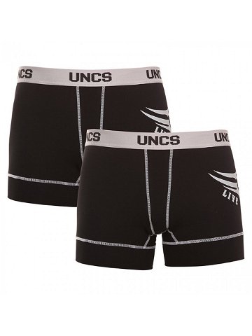 2PACK pánské boxerky UNCS Wings III oversize 4XL