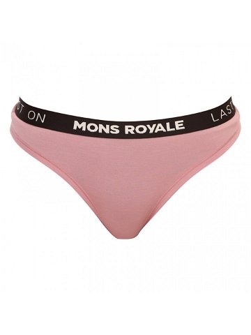 Dámská tanga Mons Royale merino růžová 100311-1015-393 XL