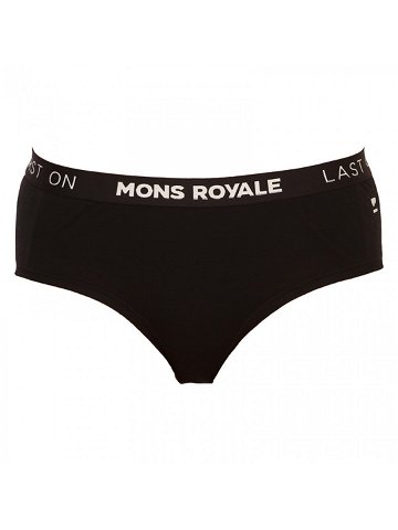 Dámské kalhotky Mons Royale merino černé 100043-1169-001 S