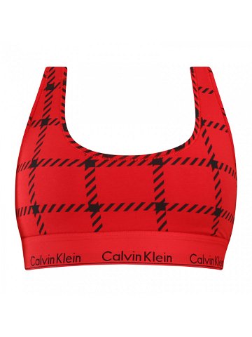 Dámská podprsenka Calvin Klein červená QF6701E-VGM M