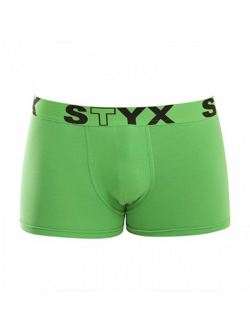 Pánské boxerky Styx sportovní guma zelené G1069 L