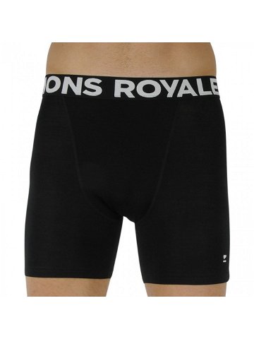 Pánské boxerky Mons Royale merino černé 100088-1169-001 XXL