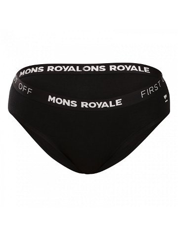 Dámské kalhotky Mons Royale merino černé 100044-1169-001 M