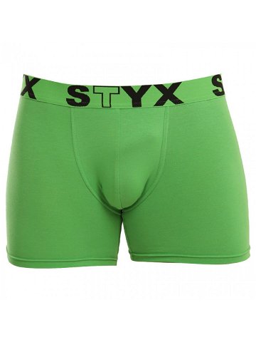 Pánské boxerky Styx long sportovní guma zelené U1069 L