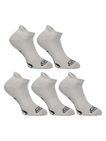 5PACK ponožky Styx nízké šedé 5HN1062 L