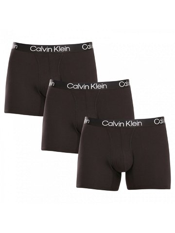 3PACK pánské boxerky Calvin Klein černé NB2971A-7VI M