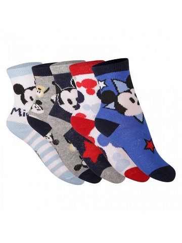 5PACK dětské ponožky Cerdá Mickey vícebarevné 2200007753 17 18
