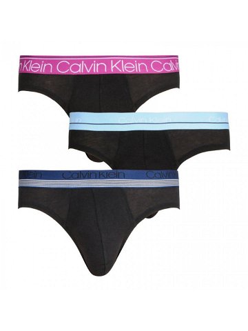 3PACK pánské slipy Calvin Klein černé NB2415A-T6D S