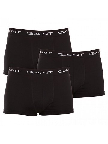 3PACK pánské boxerky Gant černé 900003003-005 M