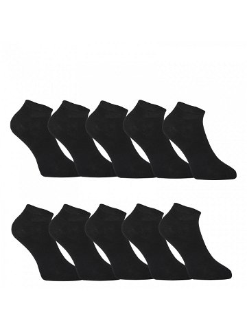 10PACK ponožky Styx nízké bambusové černé 10HBN960 M