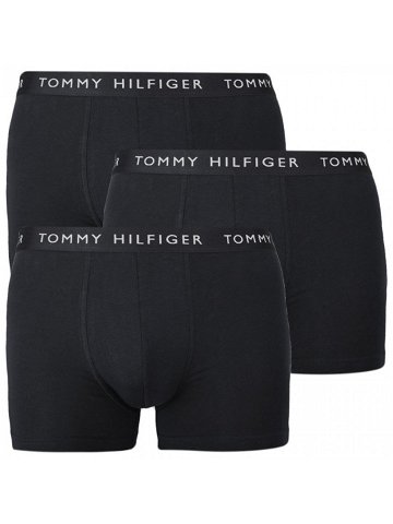 3PACK pánské boxerky Tommy Hilfiger černé UM0UM02203 0VI M