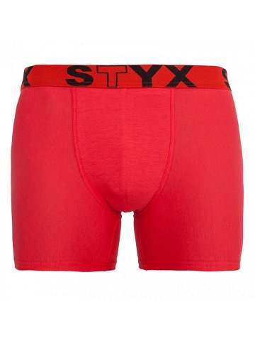 Pánské boxerky Styx long sportovní guma červené U1064 L