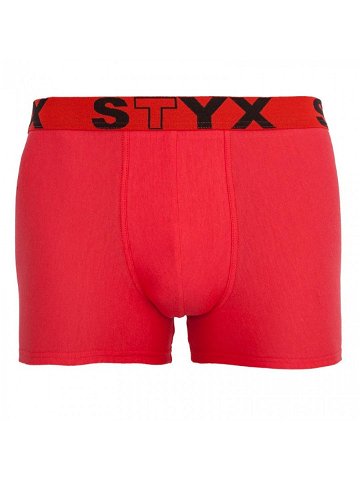 Pánské boxerky Styx sportovní guma červené G1064 L