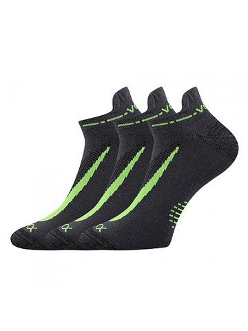 3PACK ponožky VoXX tmavě šedé Rex 10 S