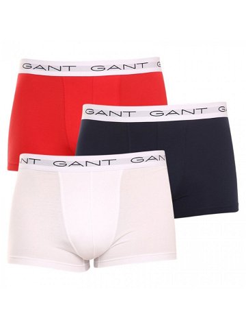 3PACK pánské boxerky Gant vícebarevné 3003-105 M