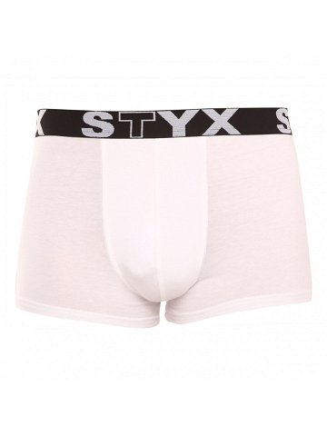 Pánské boxerky Styx sportovní guma bílé G1061 L