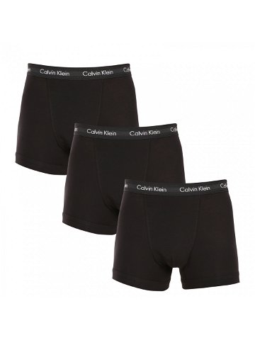 3PACK pánské boxerky Calvin Klein černé U2662G-XWB XL