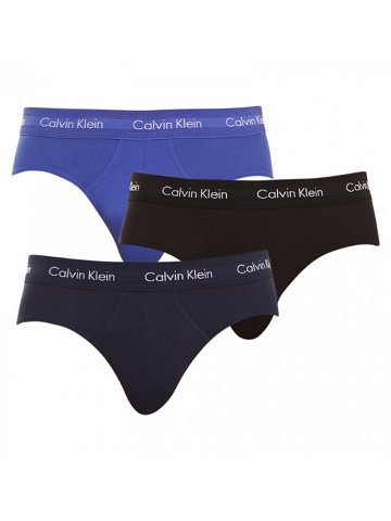 3PACK pánské slipy Calvin Klein vícebarevné U2661G-4KU M