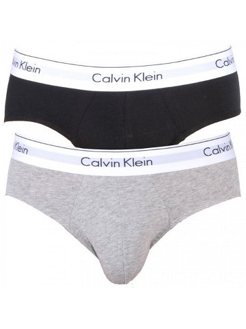 2PACK pánské slipy Calvin Klein vícebarevné NB1084A – BHY M