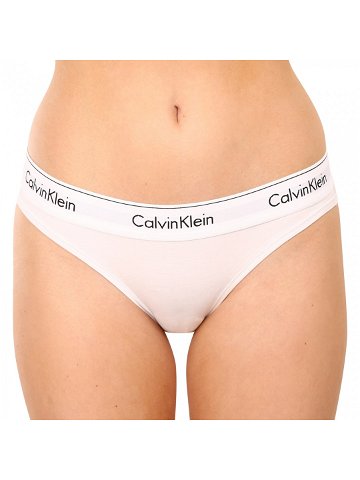 Dámské kalhotky Calvin Klein bílé F3787E-100 S