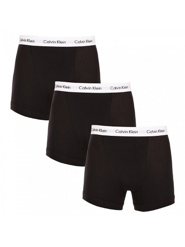 3PACK pánské boxerky Calvin Klein černá U2662G-001 S