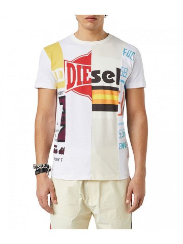 Tričko diesel t-diegie t-shirt bílá xl