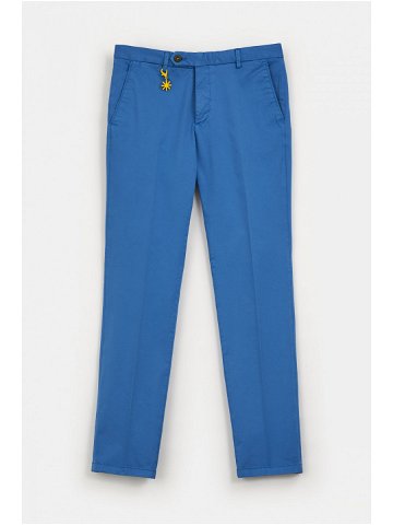 Kalhoty manuel ritz trousers modrá 60