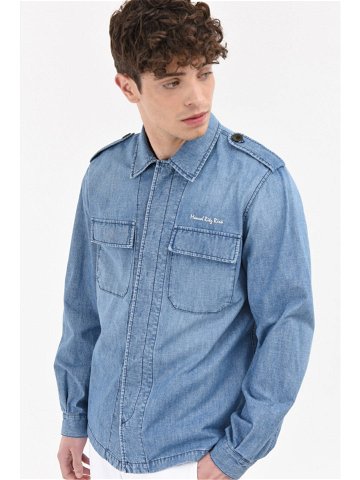 Košile manuel ritz jacket modrá 56