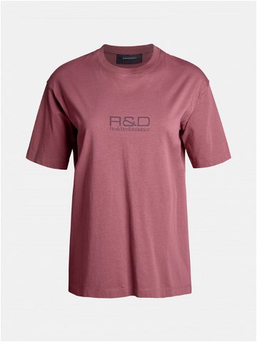 Tričko peak performance w r & d scale print t-shirt růžová xs