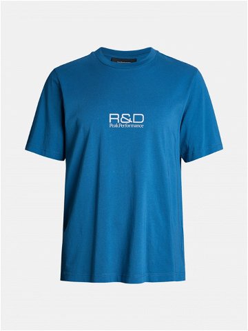 Tričko peak performance m r & d scale print t-shirt modrá xxl