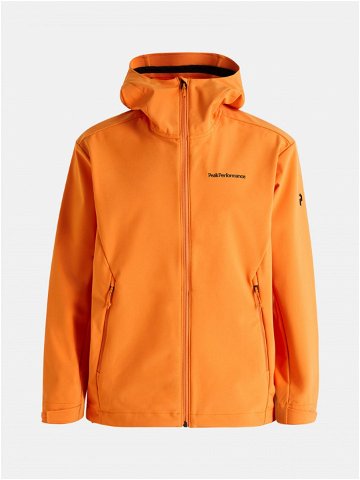 Bunda peak performance m explore hood jacket oranžová l