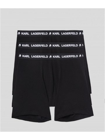 Spodní prádlo karl lagerfeld logo boxer set 3-pack černá xs