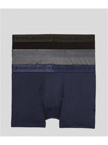 Spodní prádlo karl lagerfeld premium lyocell trunk set 3-pack různobarevná xs